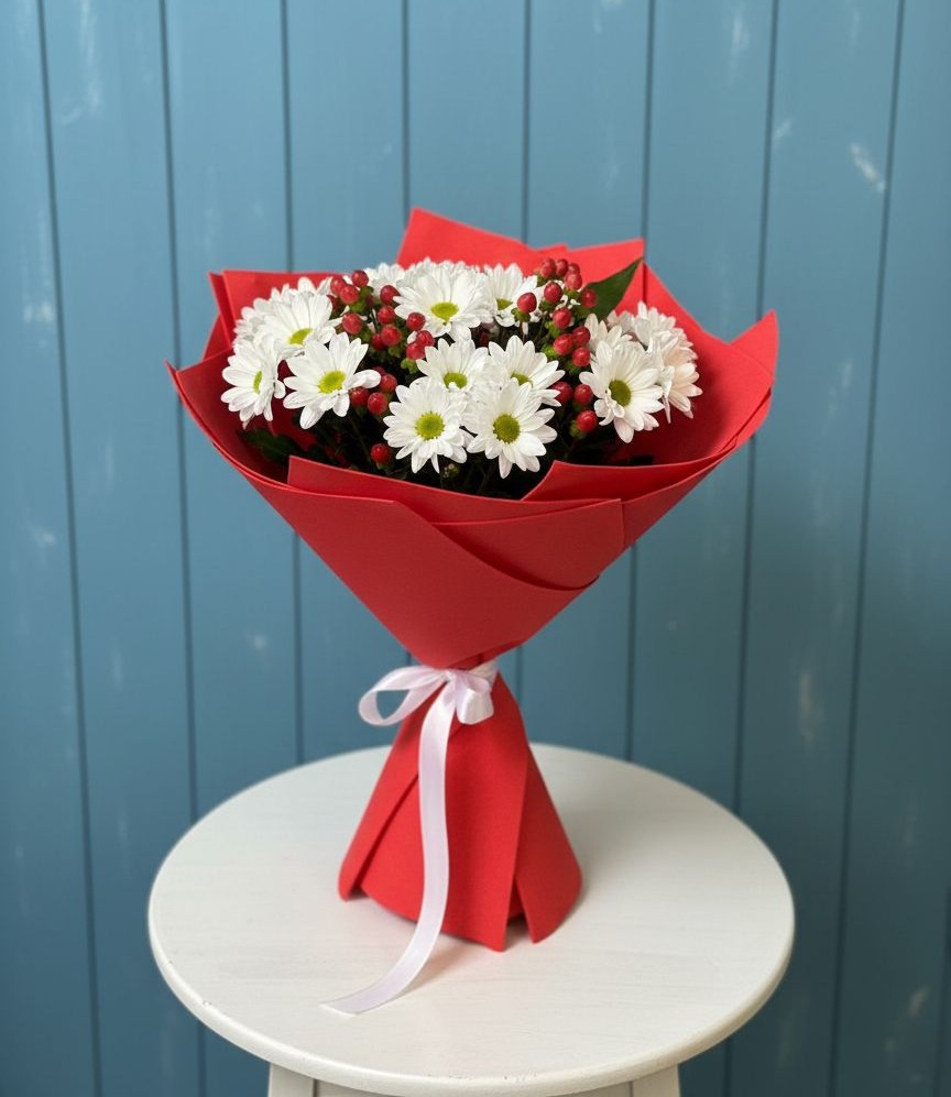 Букет цветов из: Хризантемы в Федоровка Республика Башкортостан