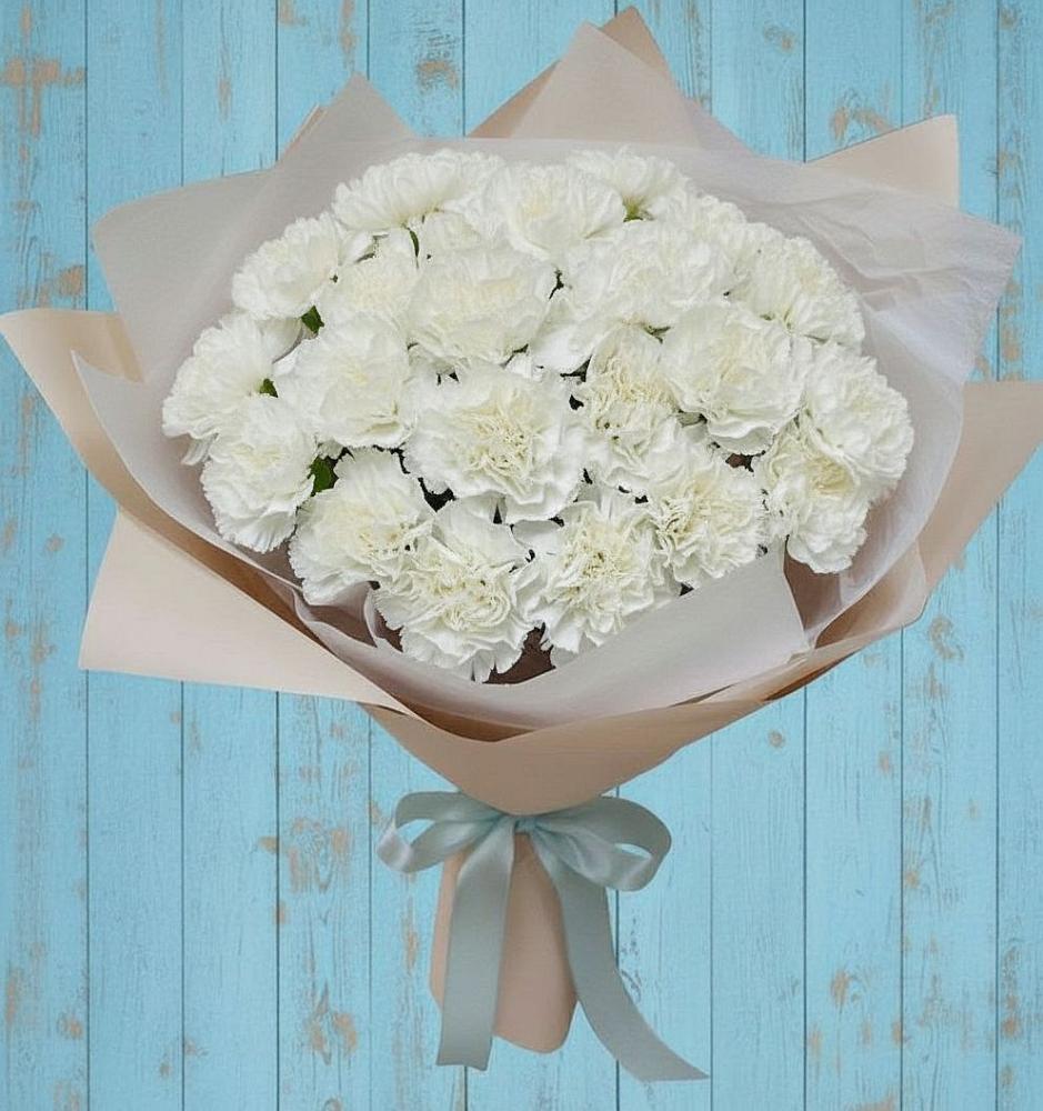 Букет цветов из: Гвоздики в Федоровка Республика Башкортостан