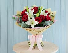 Букет цветов из:  Лилии и Розы #REPLACE_PRED# Федоровка Республика Башкортостан