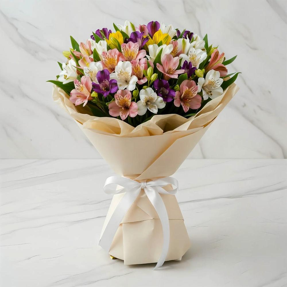 Букет цветов из: Альстромерии в Федоровка Республика Башкортостан