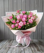Букет Розовый кустик в Федоровка Республика Башкортостан