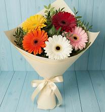 Букет цветов из:  Герберы в Федоровка Республика Башкортостан