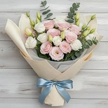 Букет цветов из:  Лизиантусы в Федоровка Республика Башкортостан