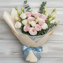 Букет цветов из:  Лизиантусы в Федоровка Республика Башкортостан