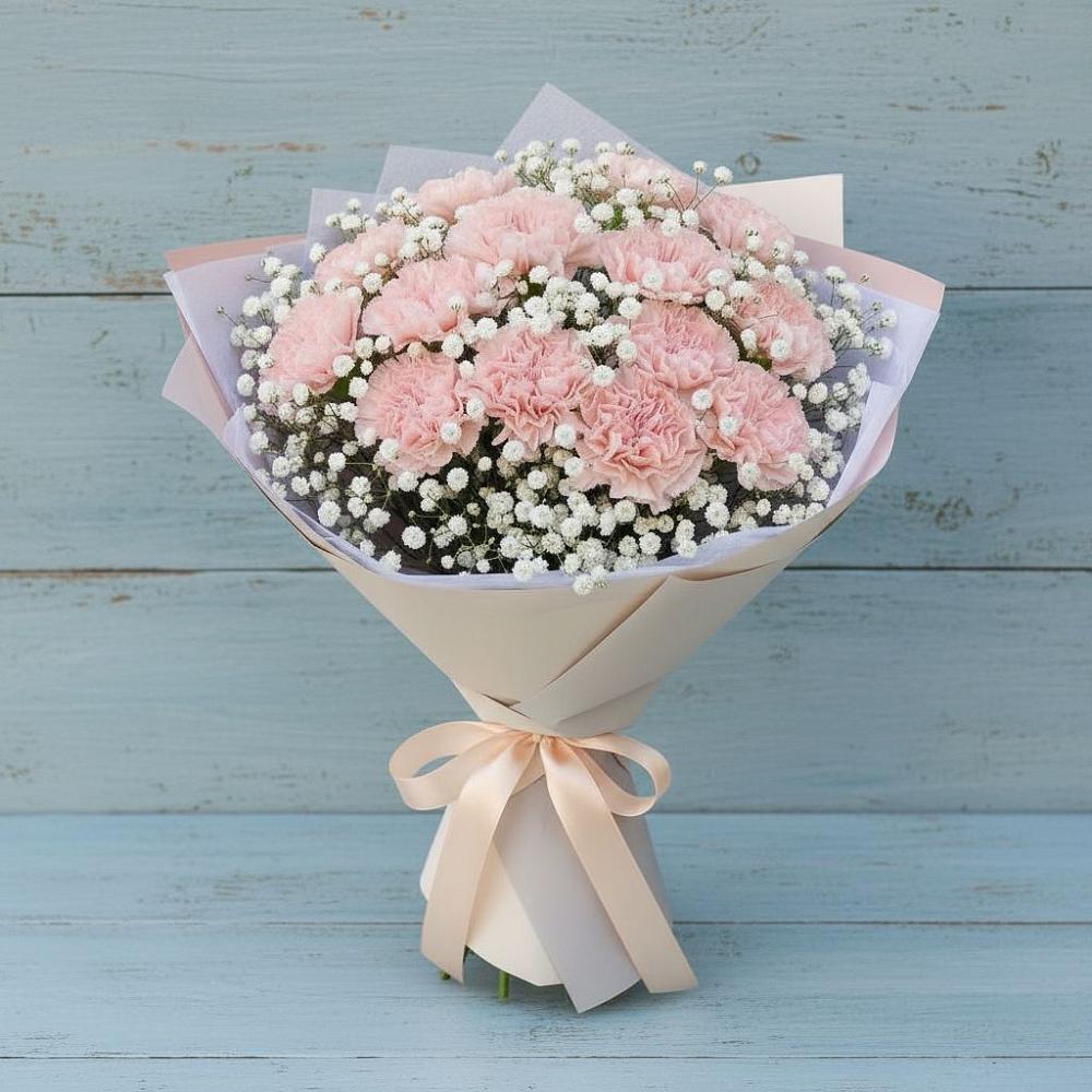 Букет цветов из: Гвоздики в Федоровка Республика Башкортостан