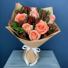 Букет цветов из:  Розы и Альстромерии #REPLACE_PRED# Федоровка Республика Башкортостан