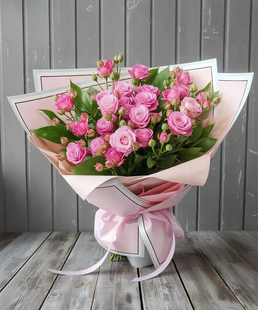Букет Розовый кустик в Федоровка Республика Башкортостан