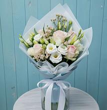 Букет цветов из:  Розы и Лизиантусы в Федоровка Республика Башкортостан