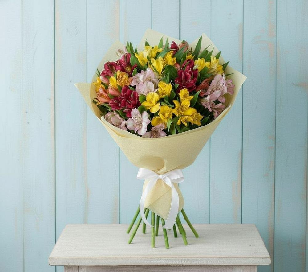 Букет цветов из: Альстромерии в Федоровка Республика Башкортостан