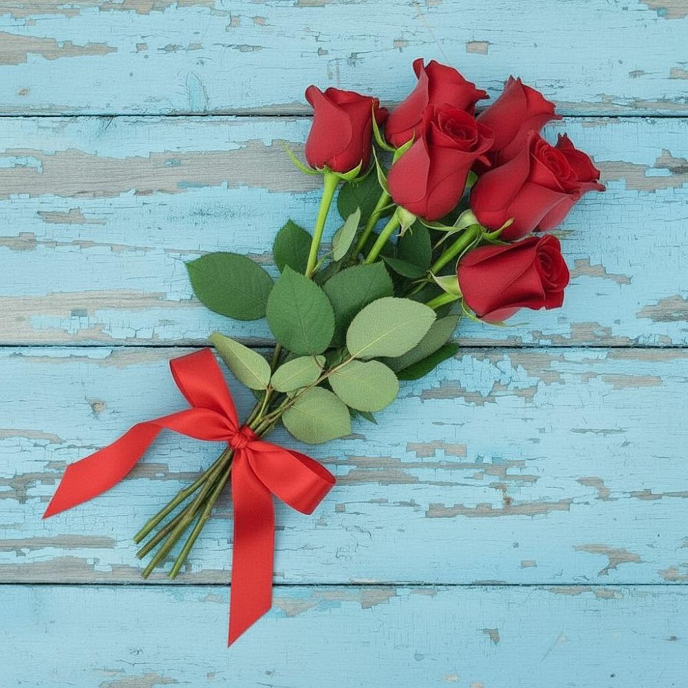 Букет Красные розы в Федоровка Республика Башкортостан
