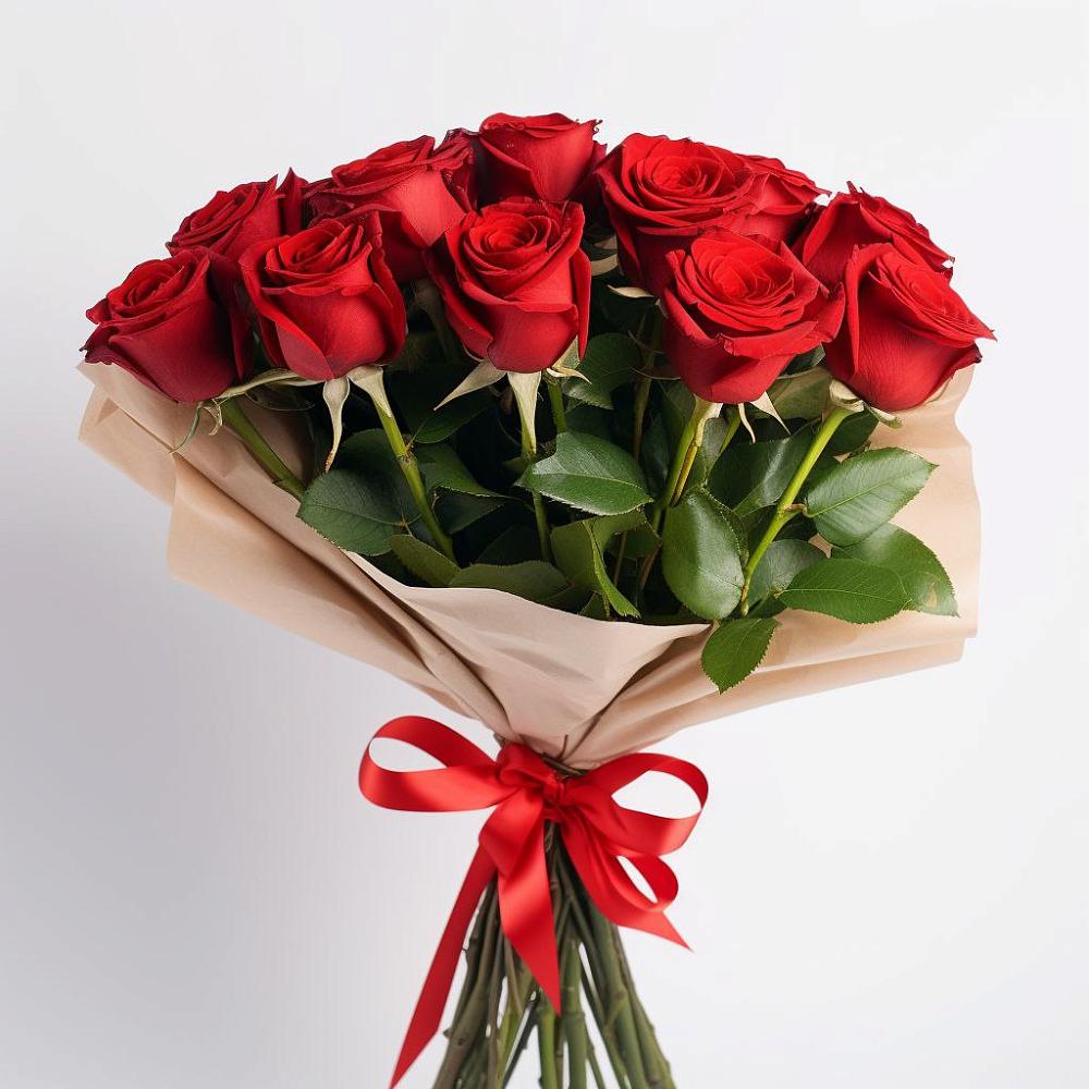 Букет 11 Красных роз Эдлесс Лав в Федоровка Республика Башкортостан