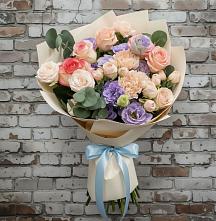 Букет цветов из:  Розы, Лизиантусы и Гвоздики #REPLACE_PRED# Федоровка Республика Башкортостан